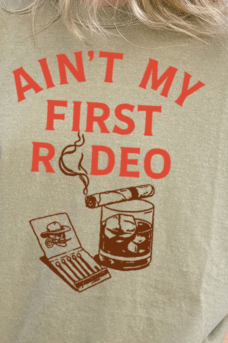 Whiskey Ain't My First Rodeo Comfort Colors Adult Ring - Spun Cotton Tee - Wholesale Accessory Market