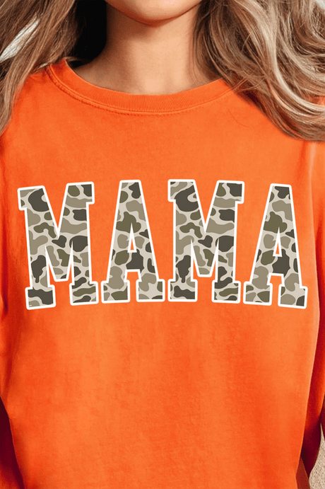 White Mama Camo Comfort Colors Adult Ring - Spun Cotton Tee - Wholesale Accessory Market