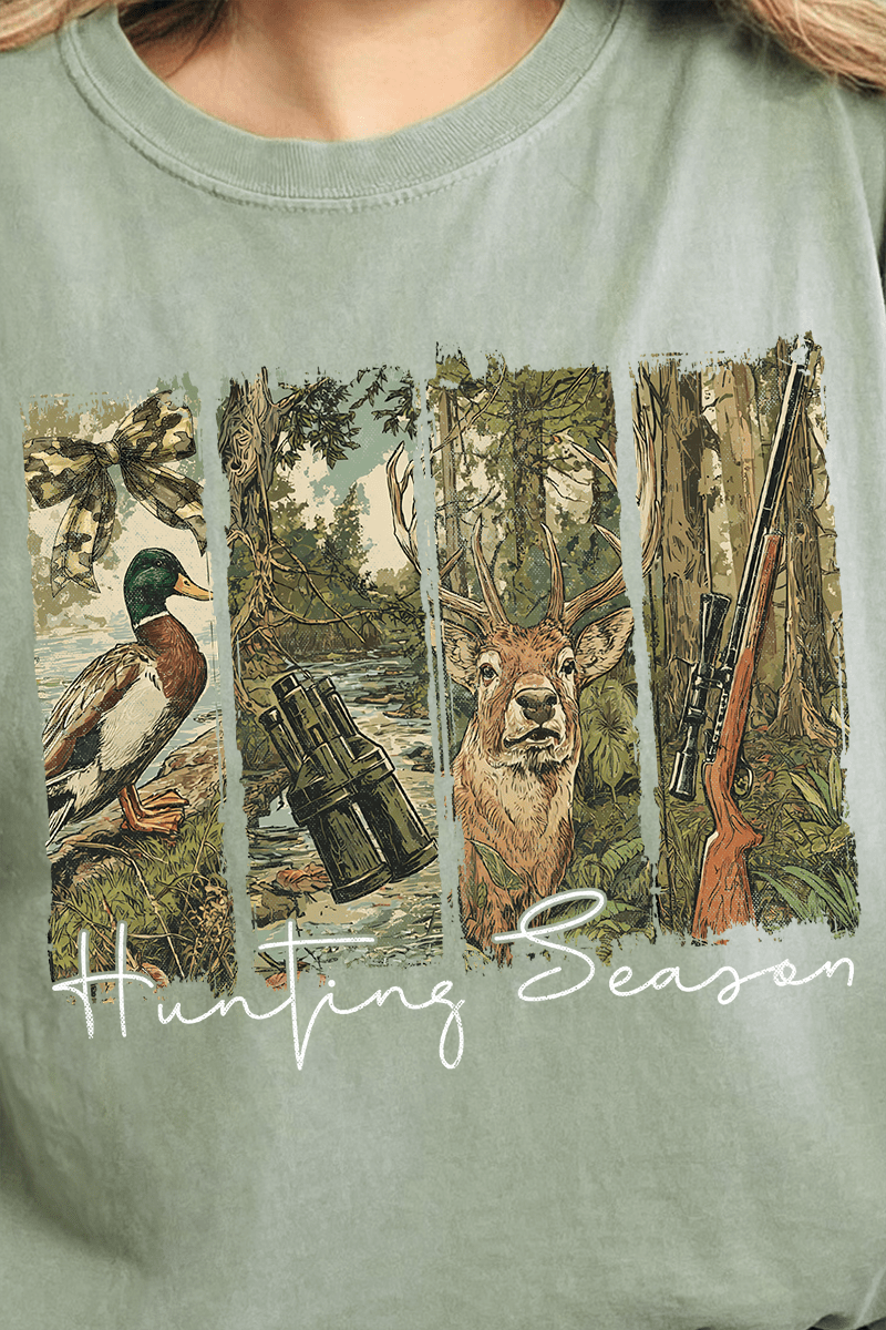 Wild Pursuit Hunting Season Comfort Colors Adult Ring - Spun Cotton Tee - Wholesale Accessory Market