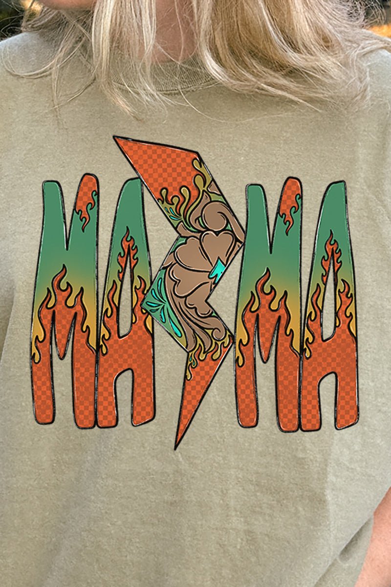Wild Western Mama Comfort Colors Adult Ring - Spun Cotton Tee - Wholesale Accessory Market