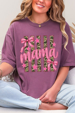 Camo Cutie Mama Comfort Colors Adult Ring-Spun Cotton Tee - Wholesale Accessory Market