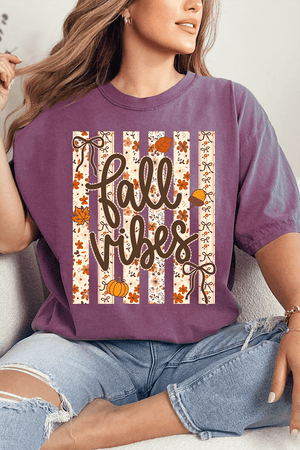 Cozy Coquette Fall Vibes Comfort Colors Adult Ring-Spun Cotton Tee - Wholesale Accessory Market