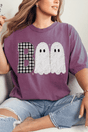 Gingham & Lace Boo Comfort Colors Adult Ring-Spun Cotton Tee - Wholesale Accessory Market