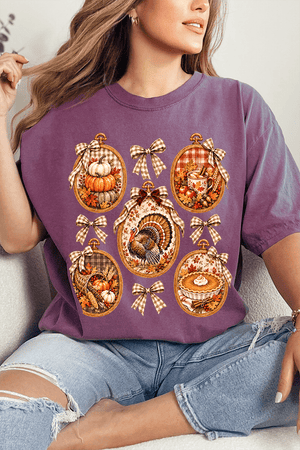 Thanksgiving Portraits Comfort Colors Adult Ring-Spun Cotton Tee - Wholesale Accessory Market