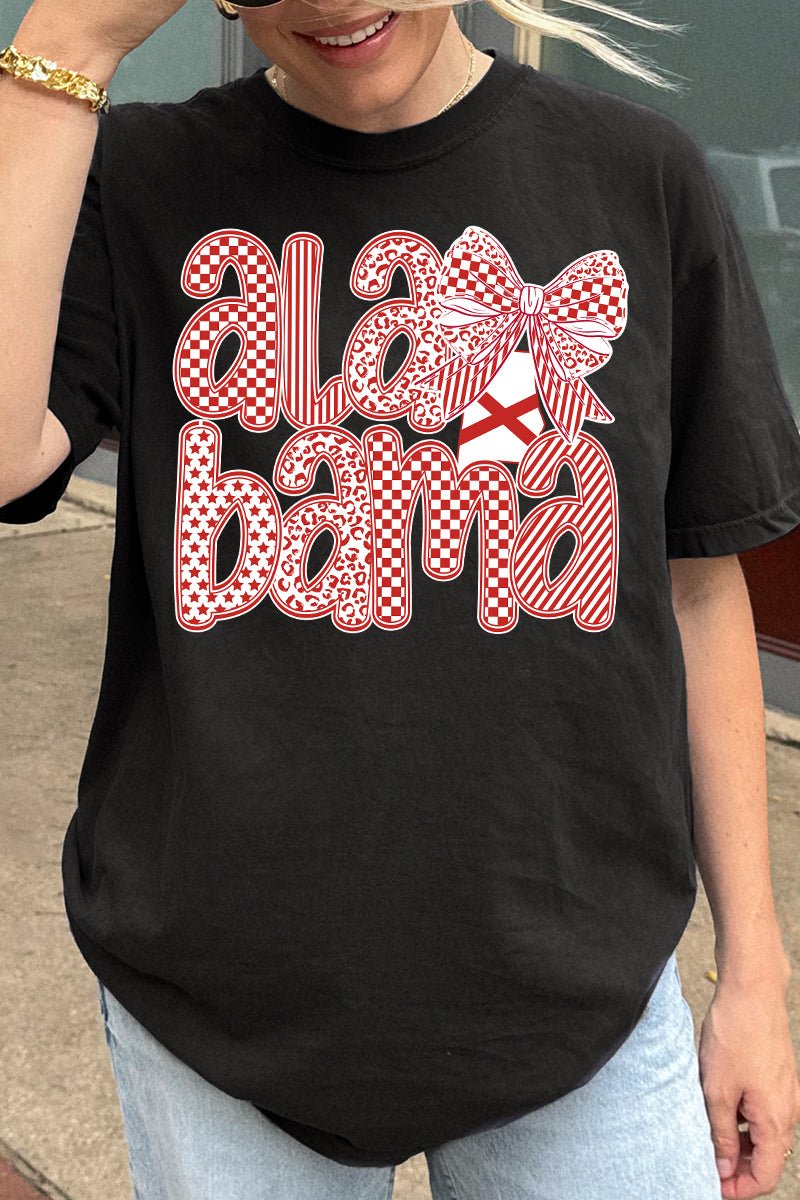 Alabama Ties Comfort Colors Adult Ring - Spun Cotton Tee - Wholesale Accessory Market