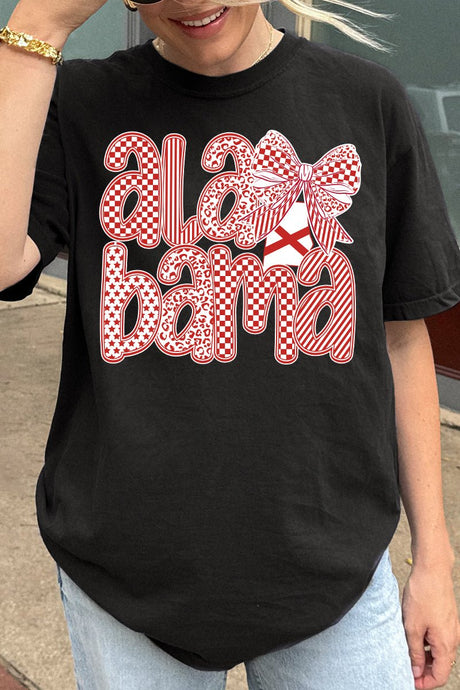 Alabama Ties Comfort Colors Adult Ring - Spun Cotton Tee - Wholesale Accessory Market