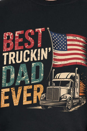 Best Truckin' Dad Ever Comfort Colors Adult Ring - Spun Cotton Tee - Wholesale Accessory Market