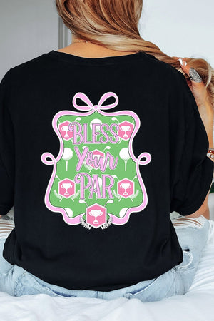 Bless Your Par Front & Back Comfort Colors Adult Ring - Spun Cotton Tee - Wholesale Accessory Market