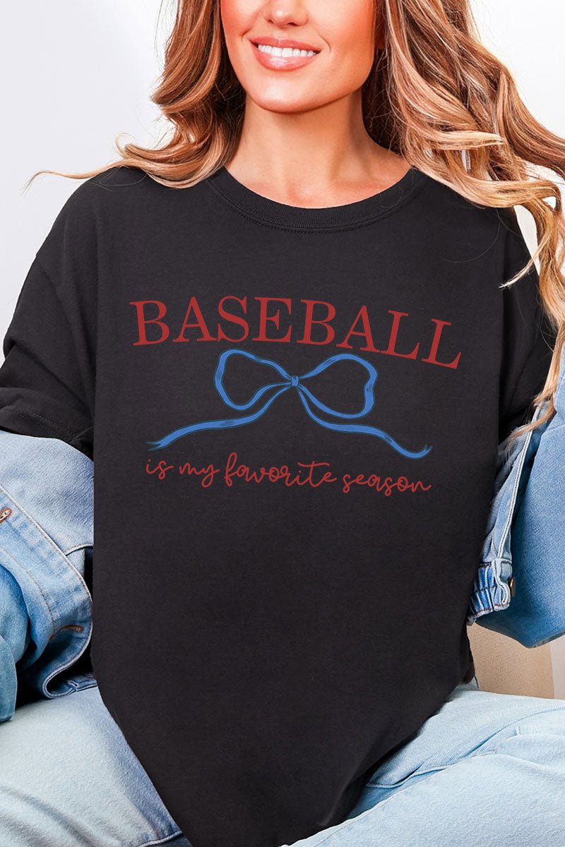 Coquette My Favorite Baseball Comfort Colors Adult Ring - Spun Cotton Tee - Wholesale Accessory Market