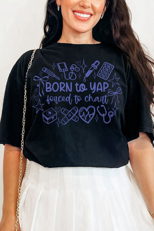 Forced To Chart Comfort Colors Adult Ring - Spun Cotton Tee - Wholesale Accessory Market