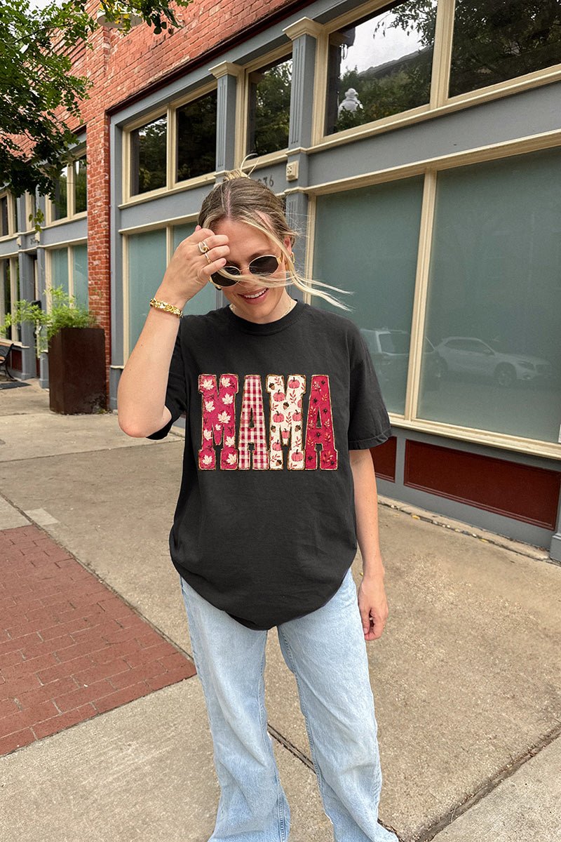 Pink Maplewood Mama Comfort Colors Adult Ring-Spun Cotton Tee - Wholesale Accessory Market