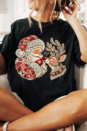 Santa's Christmas Boop Comfort Colors Adult Ring-Spun Cotton Tee - Wholesale Accessory Market