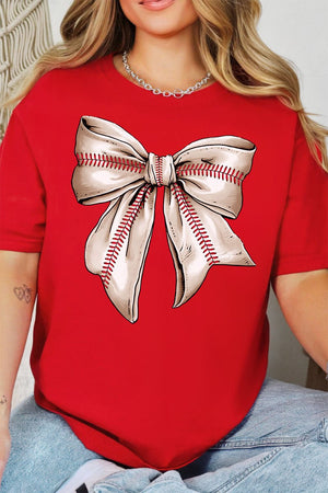 Stitches Baseball Coquette Comfort Colors Adult Ring - Spun Cotton Tee - Wholesale Accessory Market