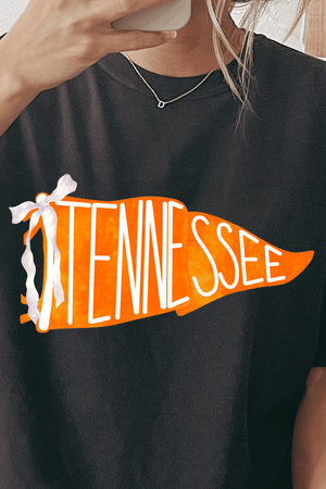 Tennessee Pennant Comfort Colors Adult Ring - Spun Cotton Tee - Wholesale Accessory Market