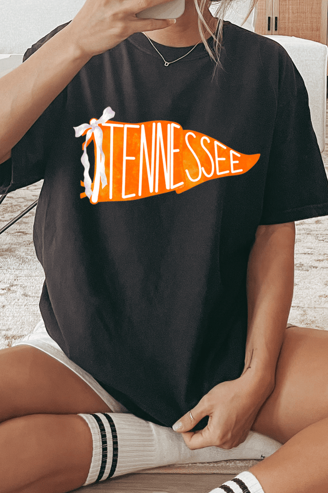 Tennessee Pennant Comfort Colors Adult Ring - Spun Cotton Tee - Wholesale Accessory Market