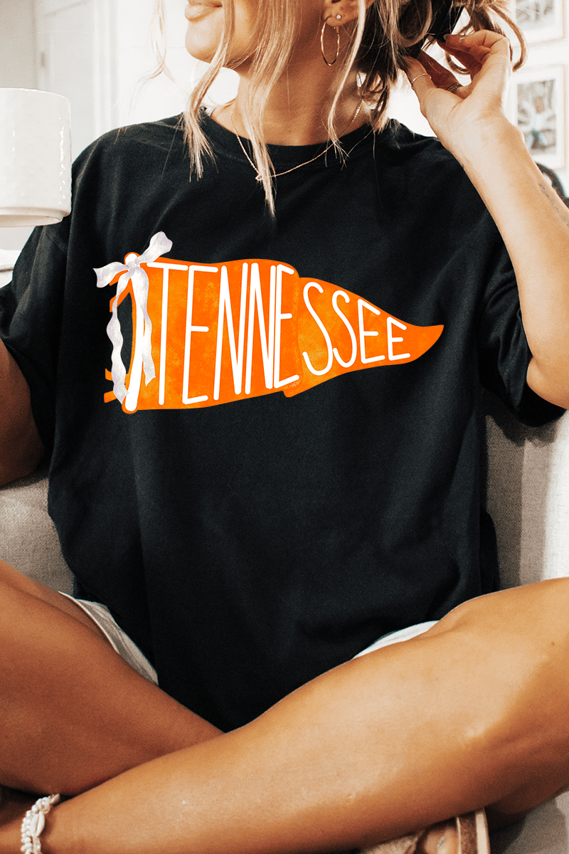 Tennessee Pennant Comfort Colors Adult Ring - Spun Cotton Tee - Wholesale Accessory Market