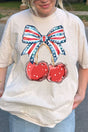 America Cherries Comfort Colors Adult Ring - Spun Cotton Tee - Wholesale Accessory Market