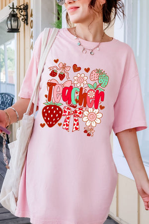 Berry Sweet Teacher Comfort Colors Adult Ring-Spun Cotton Tee - Wholesale Accessory Market
