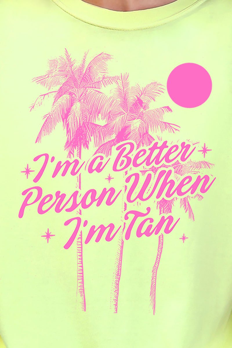 Better Person When I'm Tan Comfort Colors Adult Ring - Spun Cotton Tee - Wholesale Accessory Market