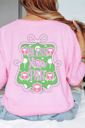 Bless Your Par Front & Back Comfort Colors Adult Ring - Spun Cotton Tee - Wholesale Accessory Market