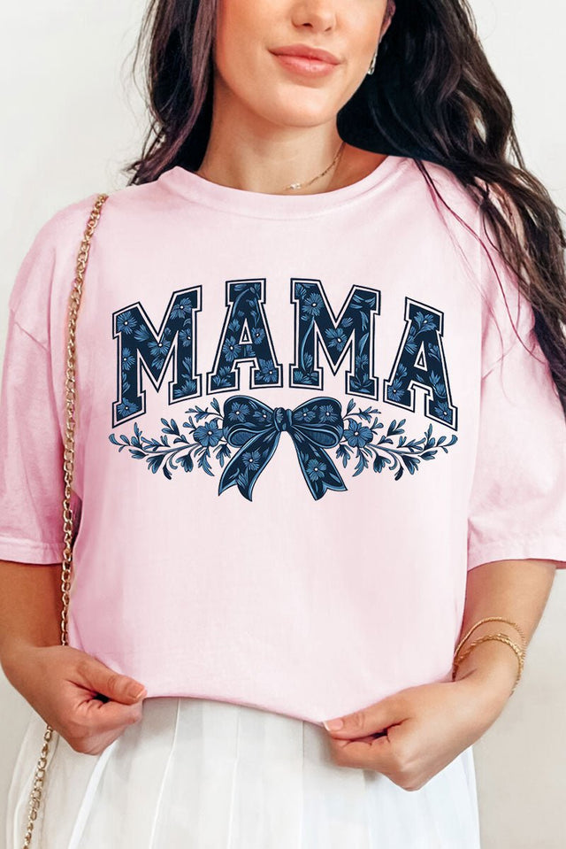 Bow & Bloom Mama Comfort Colors Adult Ring - Spun Cotton Tee - Wholesale Accessory Market