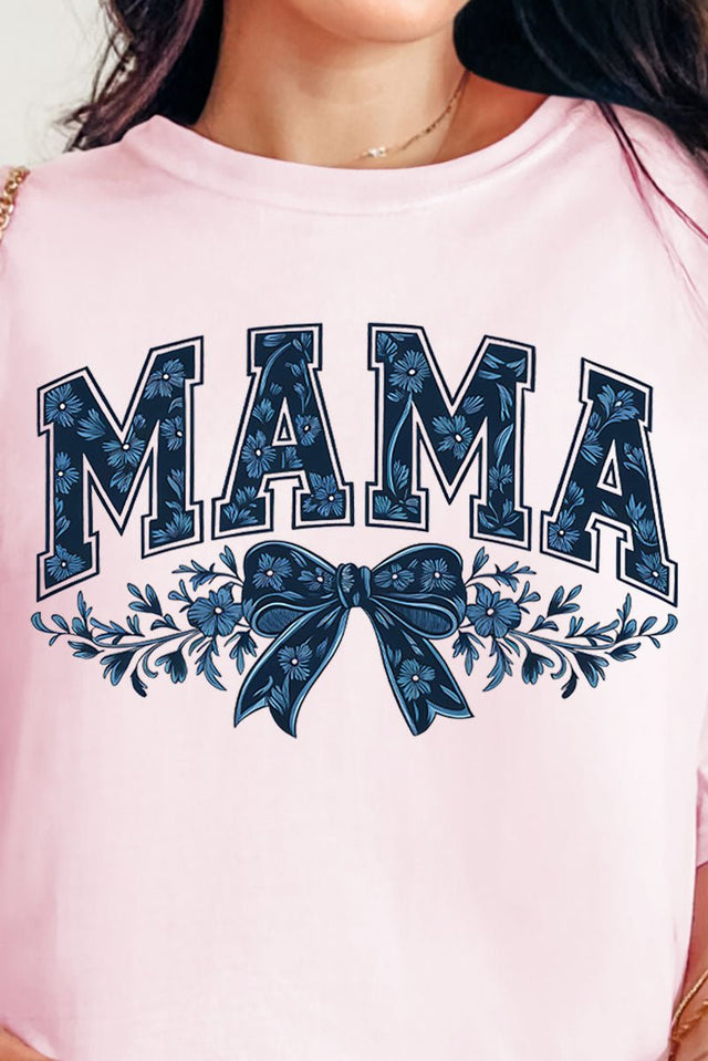 Bow & Bloom Mama Comfort Colors Adult Ring - Spun Cotton Tee - Wholesale Accessory Market