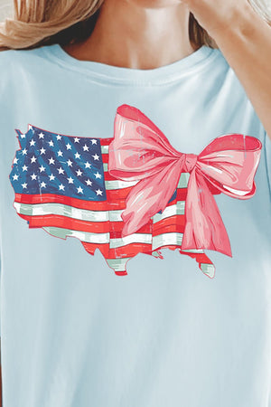 Bow - Tied America Comfort Colors Adult Ring - Spun Cotton Tee - Wholesale Accessory Market