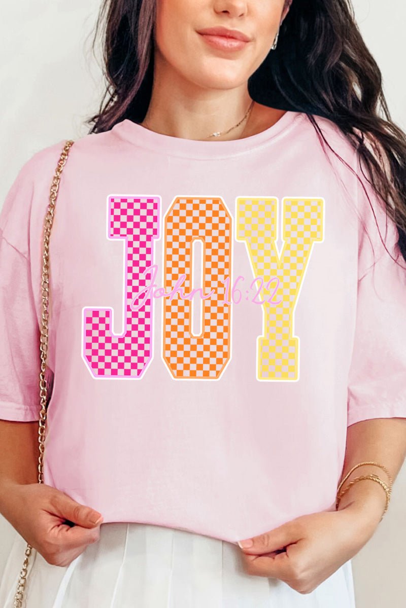 Bright & Bold Joy Comfort Colors Adult Ring - Spun Cotton Tee - Wholesale Accessory Market