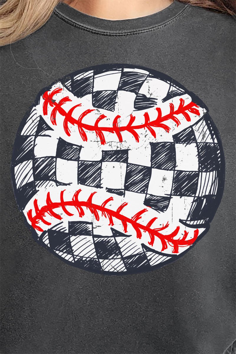 Checkerboard Pitch Comfort Colors Adult Ring - Spun Cotton Tee - Wholesale Accessory Market