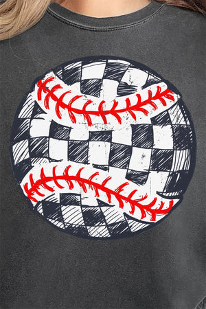 Checkerboard Pitch Comfort Colors Adult Ring - Spun Cotton Tee - Wholesale Accessory Market