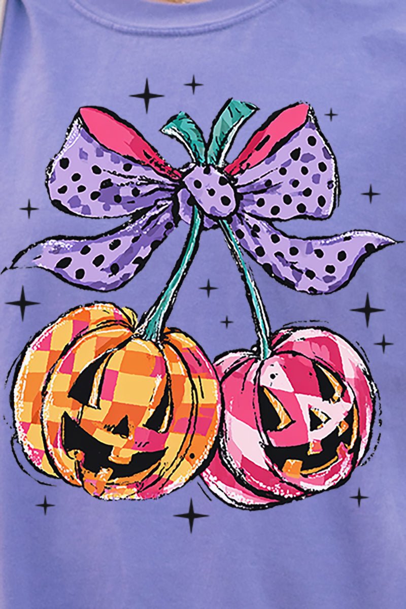 Cherry Pumpkin Pop Comfort Colors Adult Ring - Spun Cotton Tee - Wholesale Accessory Market