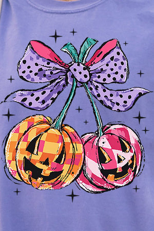 Cherry Pumpkin Pop Comfort Colors Adult Ring - Spun Cotton Tee - Wholesale Accessory Market