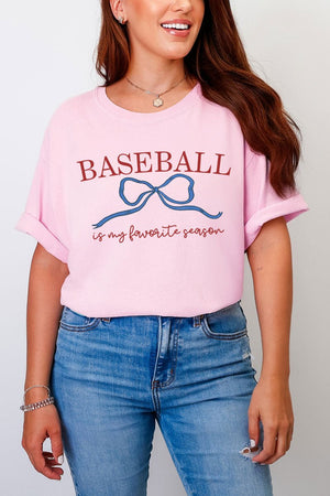 Coquette My Favorite Baseball Comfort Colors Adult Ring - Spun Cotton Tee - Wholesale Accessory Market