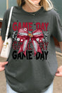 Crimson Stacked Gameday Comfort Colors Adult Ring - Spun Cotton Tee - Wholesale Accessory Market