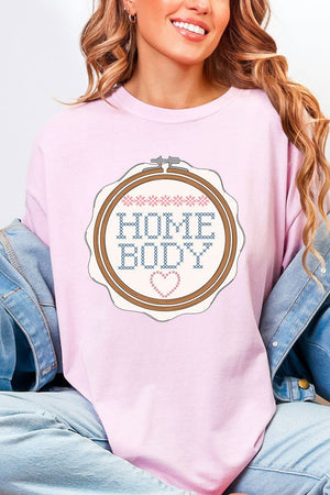 Cross Stitch Homebody Comfort Colors Adult Ring - Spun Cotton Tee - Wholesale Accessory Market