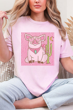 Desert Diva Piggy Comfort Colors Adult Ring - Spun Cotton Tee - Wholesale Accessory Market