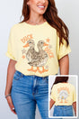 Duck Duck Goose Full Front & Back Design Comfort Colors Adult Ring - Spun Cotton Tee - Wholesale Accessory Market