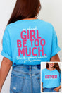 Esther Go Ahead Girl Full Front & Back Design Comfort Colors Adult Ring-Spun Cotton Tee - Wholesale Accessory Market