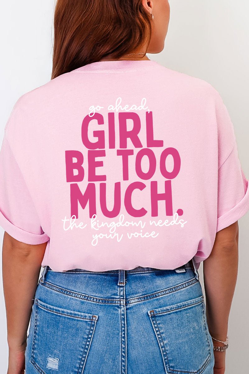 Esther Go Ahead Girl Full Front & Back Design Comfort Colors Adult Ring-Spun Cotton Tee - Wholesale Accessory Market