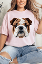 Faux Yarn English Bulldog Comfort Colors Adult Ring - Spun Cotton Tee - Wholesale Accessory Market