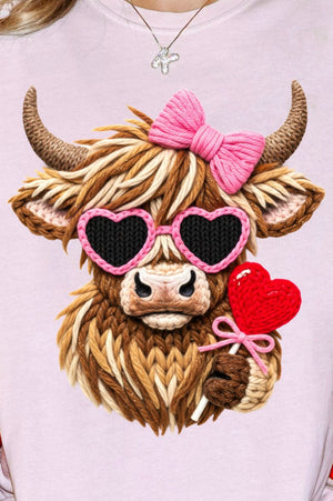 Faux Yarn Highland Romance Comfort Colors Adult Ring - Spun Cotton Tee - Wholesale Accessory Market