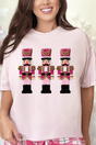 Faux Yarn Holiday Guard Nutcracker Comfort Colors Adult Ring - Spun Cotton Tee - Wholesale Accessory Market