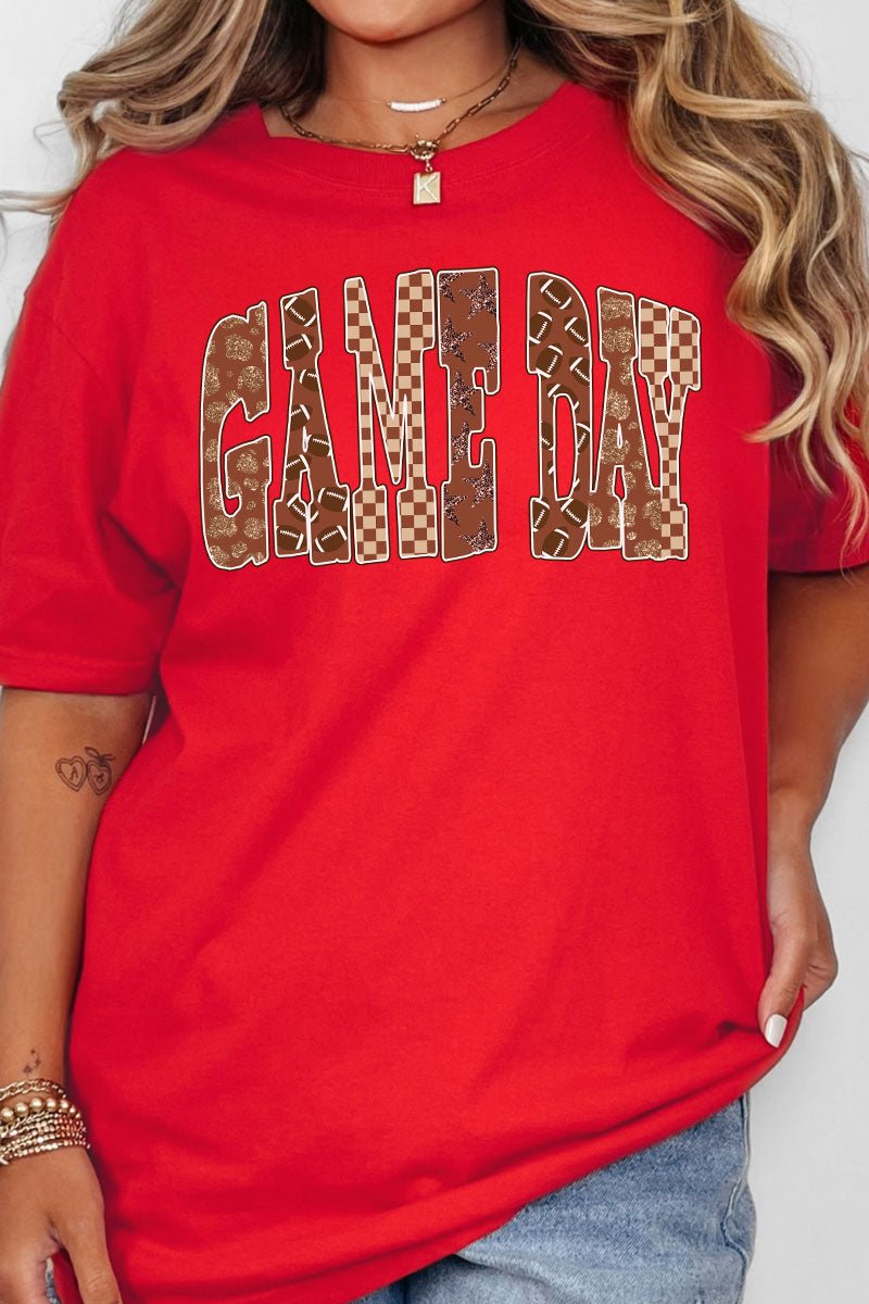 Game Day Glitz Comfort Colors Adult Ring - Spun Cotton Tee - Wholesale Accessory Market