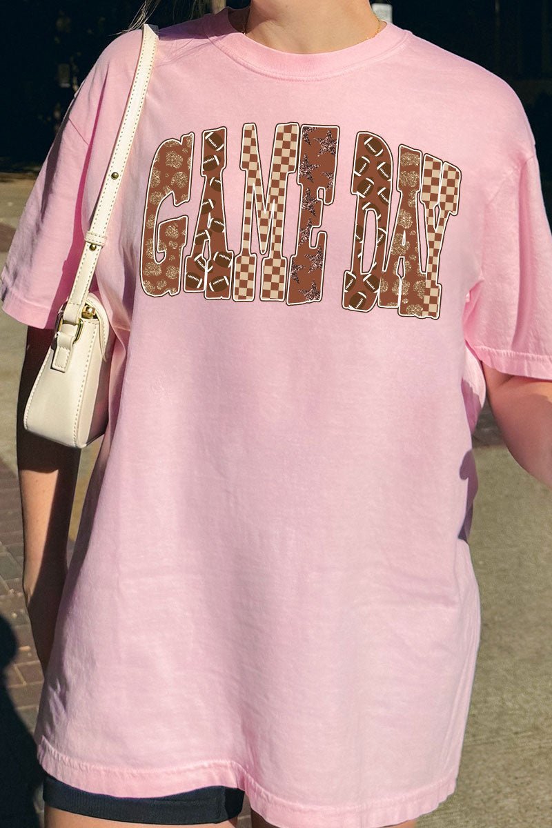 Game Day Glitz Comfort Colors Adult Ring - Spun Cotton Tee - Wholesale Accessory Market