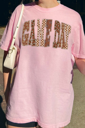 Game Day Glitz Comfort Colors Adult Ring - Spun Cotton Tee - Wholesale Accessory Market