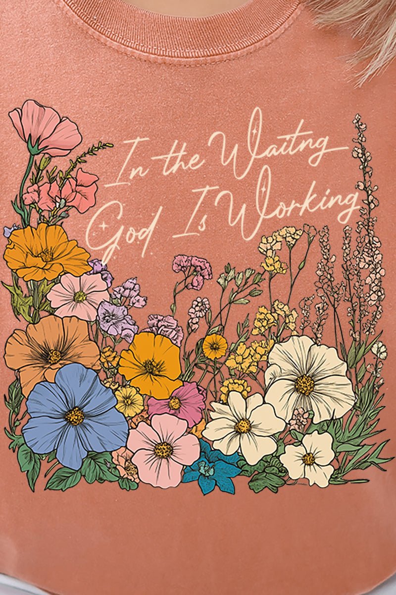 God Is Working Comfort Colors Adult Ring - Spun Cotton Tee - Wholesale Accessory Market