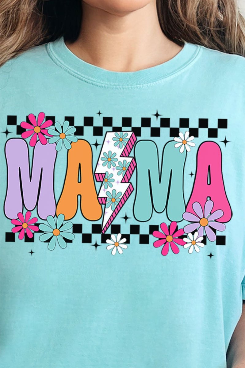 Golden Glow Mama Comfort Colors Adult Ring - Spun Cotton Tee - Wholesale Accessory Market