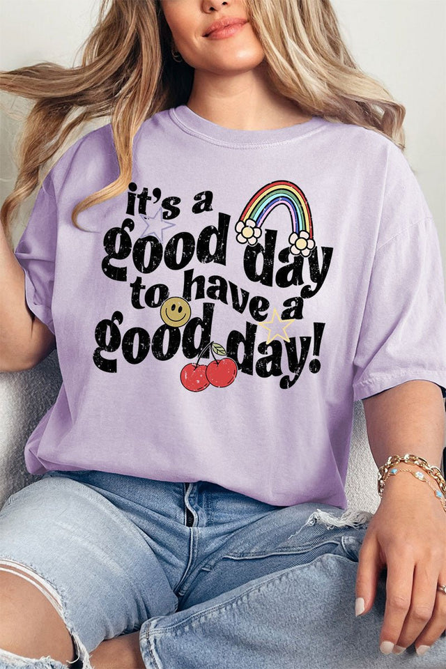 Good Day To Have A Good Day Comfort Colors Adult Ring - Spun Cotton Tee - Wholesale Accessory Market
