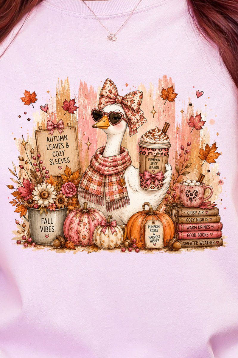 Goose Fall Vibes Comfort Colors Adult Ring-Spun Cotton Tee - Wholesale Accessory Market