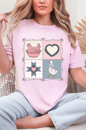 Heartfelt Goose Comfort Colors Adult Ring - Spun Cotton Tee - Wholesale Accessory Market
